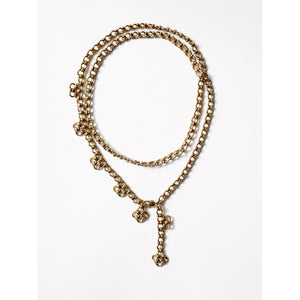 Michelle Ross Mele Brass Necklace MN02