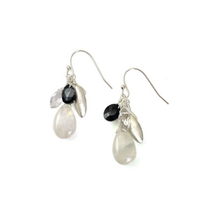 Philippa Roberts Moonstone, Spinel & Quartz Cluster Earrings 162-12SE