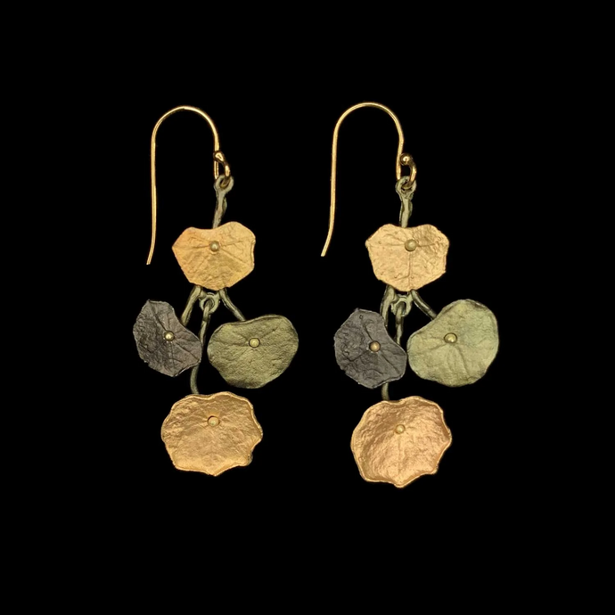 Silver Seasons Nasturtium Earrings 3679BZ