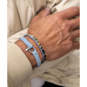 Pig & Hen Navarch 6SR Pigeon Blue Cuff N5-169000