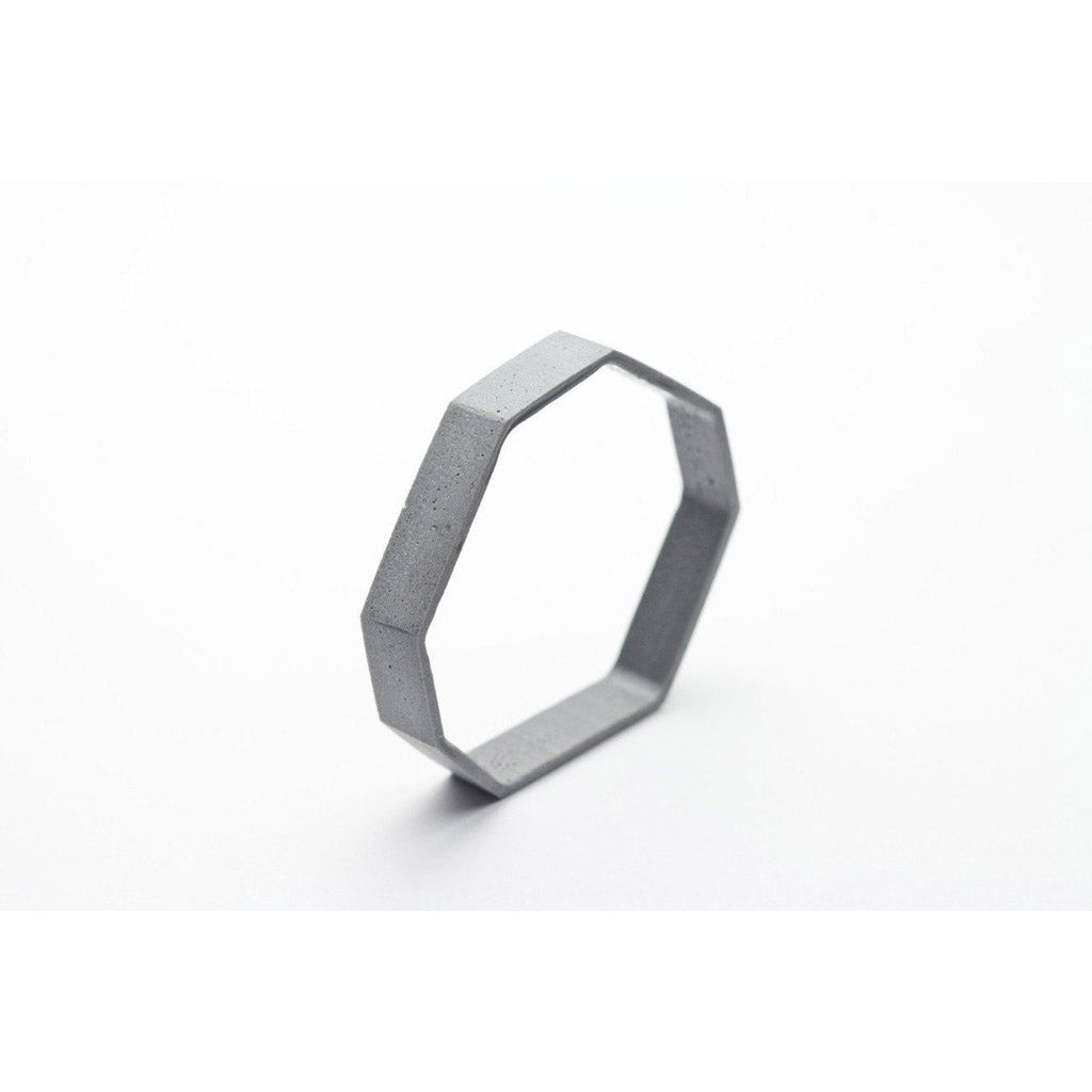 dconstruct Octagon Cement Outline Bangle CEM-BOOD