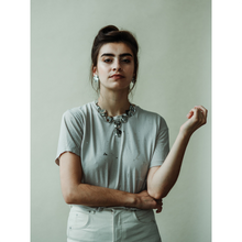 Michelle Ross Odette Silver Earrings CB02