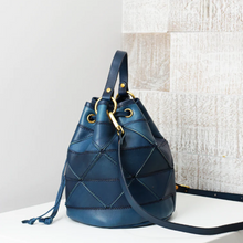 Uppdoo Origami Bucket Bag Midnight Blue