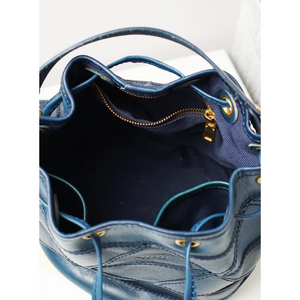 Uppdoo Origami Bucket Bag Midnight Blue