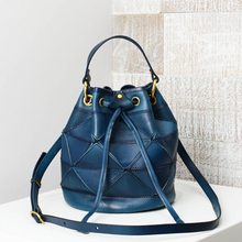 Uppdoo Origami Bucket Bag Midnight Blue