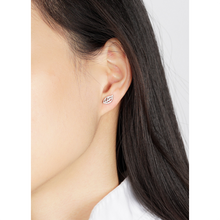 jj+rr Origami Leaf Studs Gold 9E56G