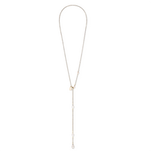 Coeur de Lion Oval Freshwater Pearl Y-Necklace 1105-10-1416