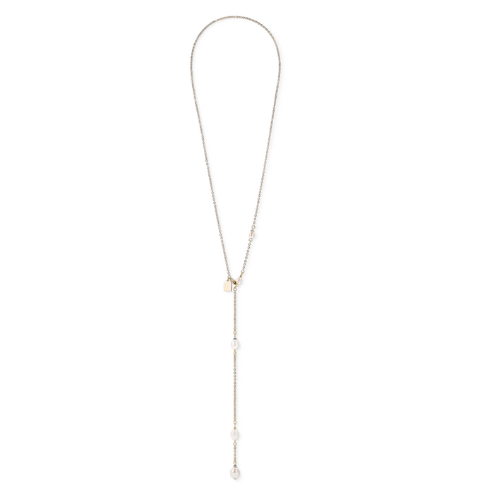 Coeur de Lion Oval Freshwater Pearl Y-Necklace 1105-10-1416