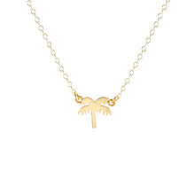 Kris Nations Palm Tree Necklace Gold N-EMJ-PALM-G
