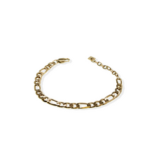 jj+rr Parker Figaro Bracelet Gold 3B9G