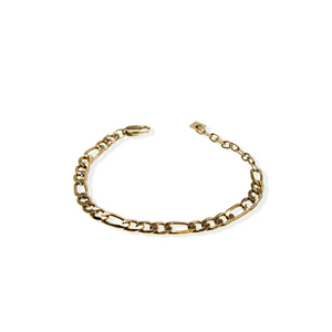 jj+rr Parker Figaro Bracelet Gold 3B9G