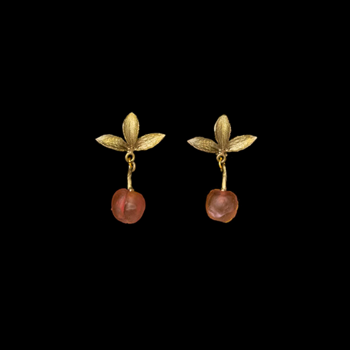Silver Seasons Peach Tree Earrings 3713BZ