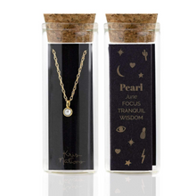 Kris Nations Pearl Charm Necklace Gold N778-G-PRL