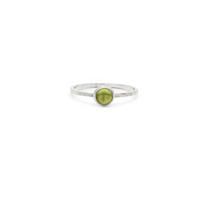 Laughing Sparrow Peridot Gemstone Ring 290-07