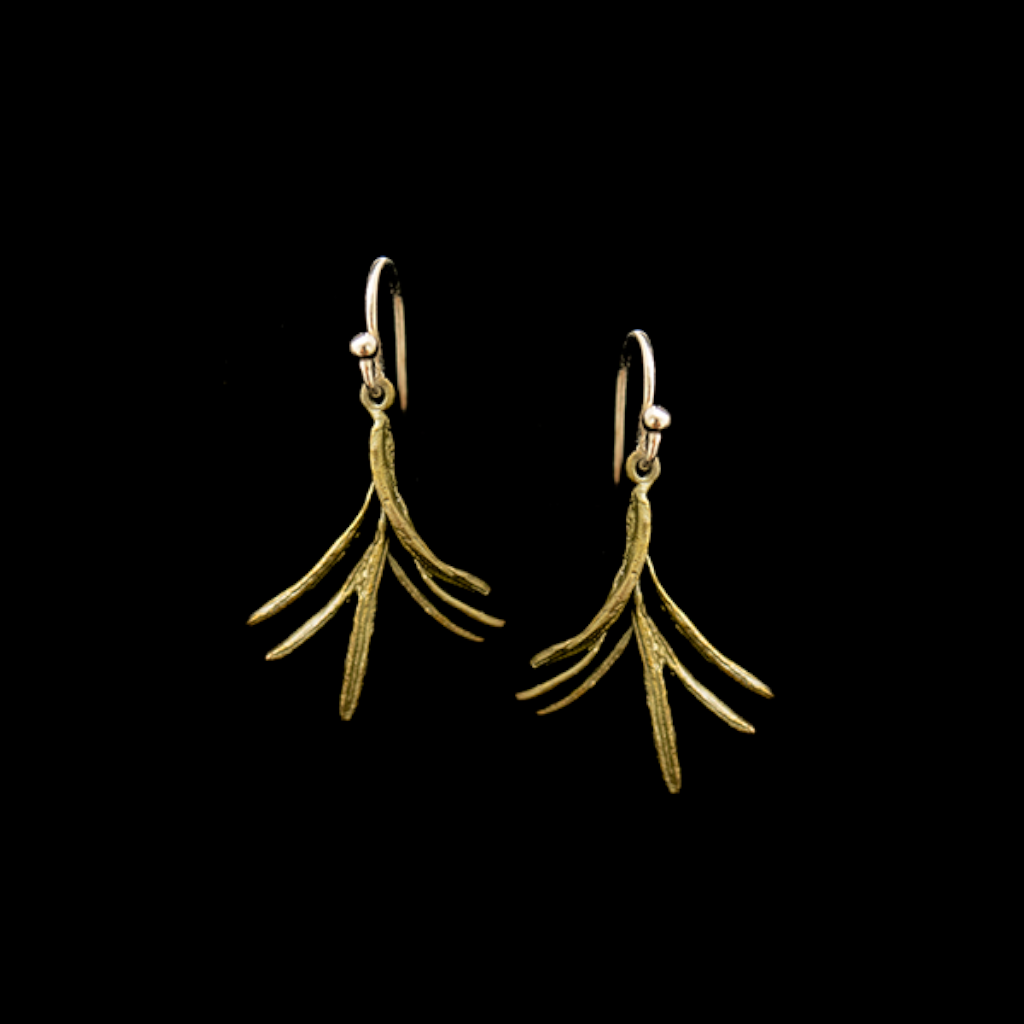 Silver Seasons Petite Herb Rosemary Earrings 3085BZ