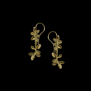 Silver Seasons Petite Herb Thyme Earrings 3081BZ