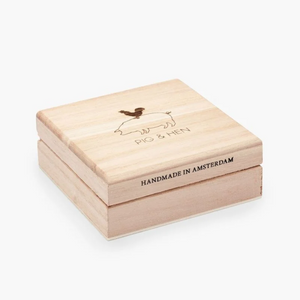 Pig & Hen Wooden Box