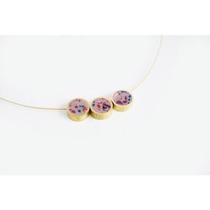 dconstruct Confetti Concrete Trio Necklace Pink CON-J-BR-N-TRIO-CPIN-16