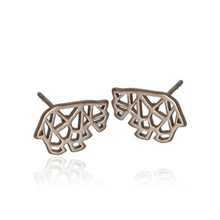 jj+rr Polar Bear Origami Studs Rose Gold 7E13-RG