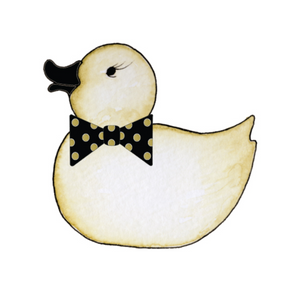 s.e. hagarman Polka Dot Bow Tie Ducky Gift Enclosure GGE-80
