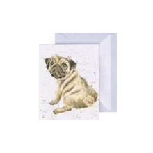 Wrendale Pug Love Card GE009