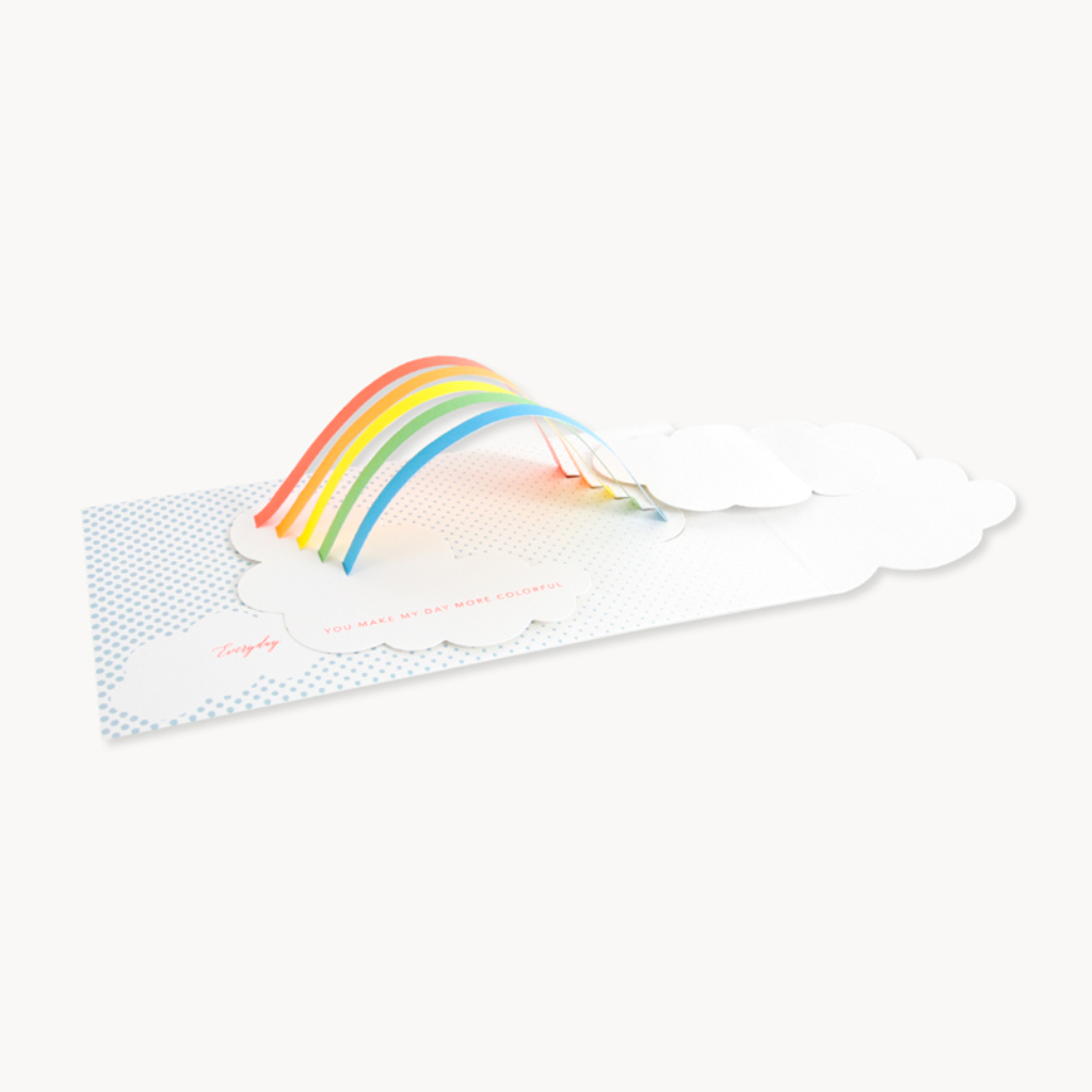 Up With Paper Rainbow Card AL037