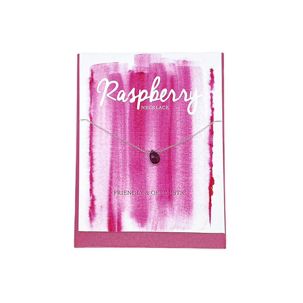 Raspberry Garnet Necklace