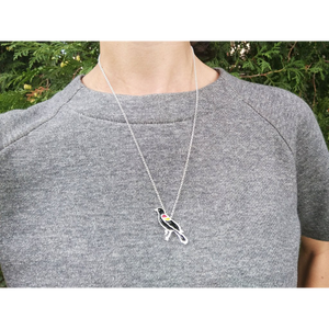 Slashpile Red-Winged Blackbird Necklace