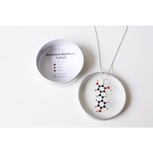 Slashpile Red Wine Molecule Necklace