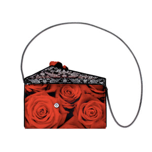 Kent Stetson Red Rose Handbag
