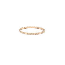 Laughing Sparrow Rope Simple Stacker Ring Gold-filled 204-02