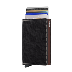 Secrid Saffiano Brown Slimwallet SSA-BROWN