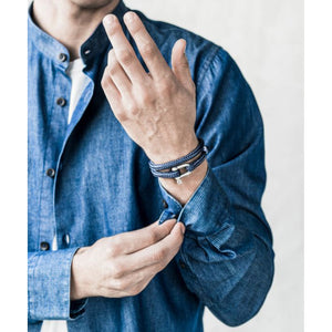 PIG & HEN Salty Steve Navy Bracelet – Corktown Jewellery