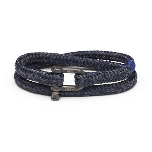 Salty Steve Navy Slate Gray Bracelet