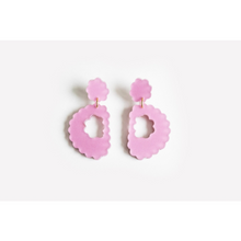 dconstruct Scallop Drop Earrings Lilac LIL-ESCD