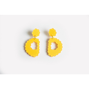 dconstruct Scallop Drop Earrings Mellow M-ESCD