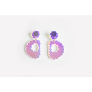 dconstruct Scallop Drop Earrings Solar SO-ESCD