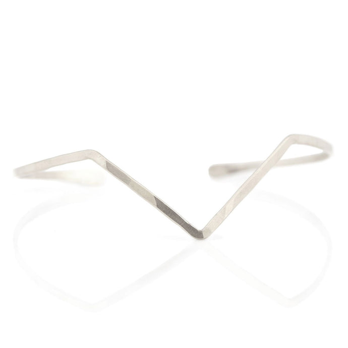 Kris Nations Sedona Chevron Cuff Silver B239-S