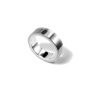 KONZUK Silver Union 7mm Wedding Ring KMR113