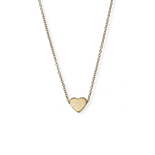 jj+rr Simple Heart Necklace Gold 4N434-G
