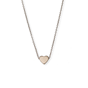 jj+rr Simple Heart Necklace Rose Gold 4N434-RG