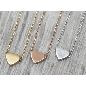 jj+rr Simple Heart Necklace 4N43