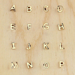 Kris Nations Single Letter Stud I-E-LETTER