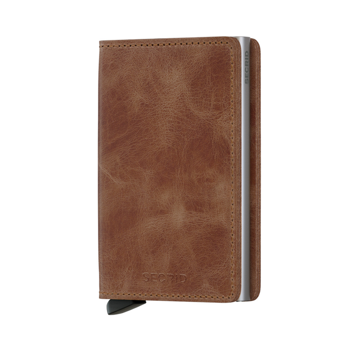 Secrid Vintage Cognac-Silver Slimwallet SV-COGNAC-SILVER