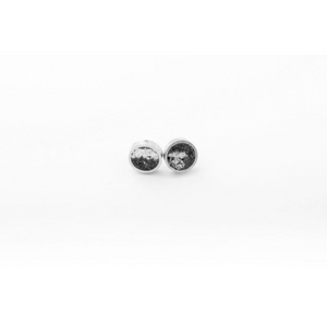 dconstruct Small Concrete Framed Studs Grey Silver CON-J-AL-E-ST-SM-S