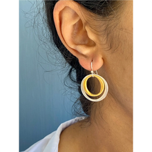 Small Double Circle Earrings