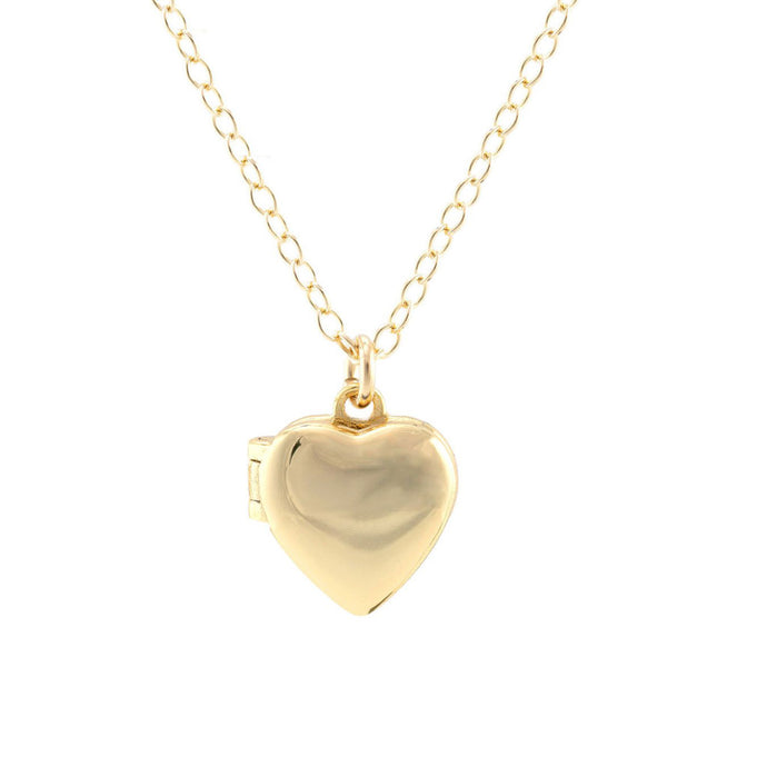 Kris Nations Small Heart Locket Gold N711-G