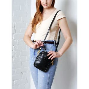 Uppdoo Snappi Mini Crossbody Bag Black