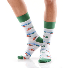 Yo Sox Snow Trails Men's Crew Socks 412443