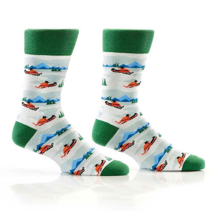 Yo Sox Snow Trails Men's Crew Socks 412443
